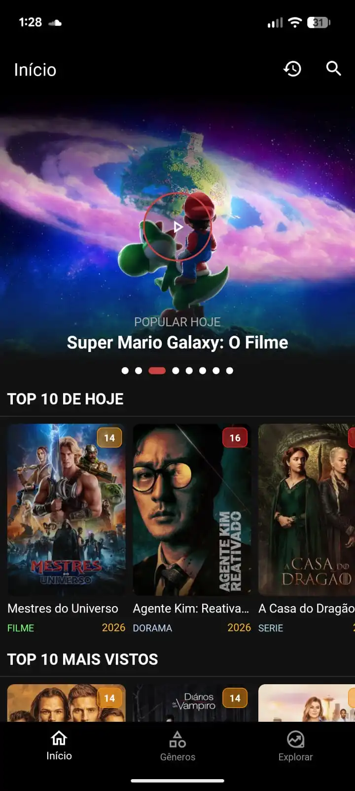 SmartPlay Opções de Busca